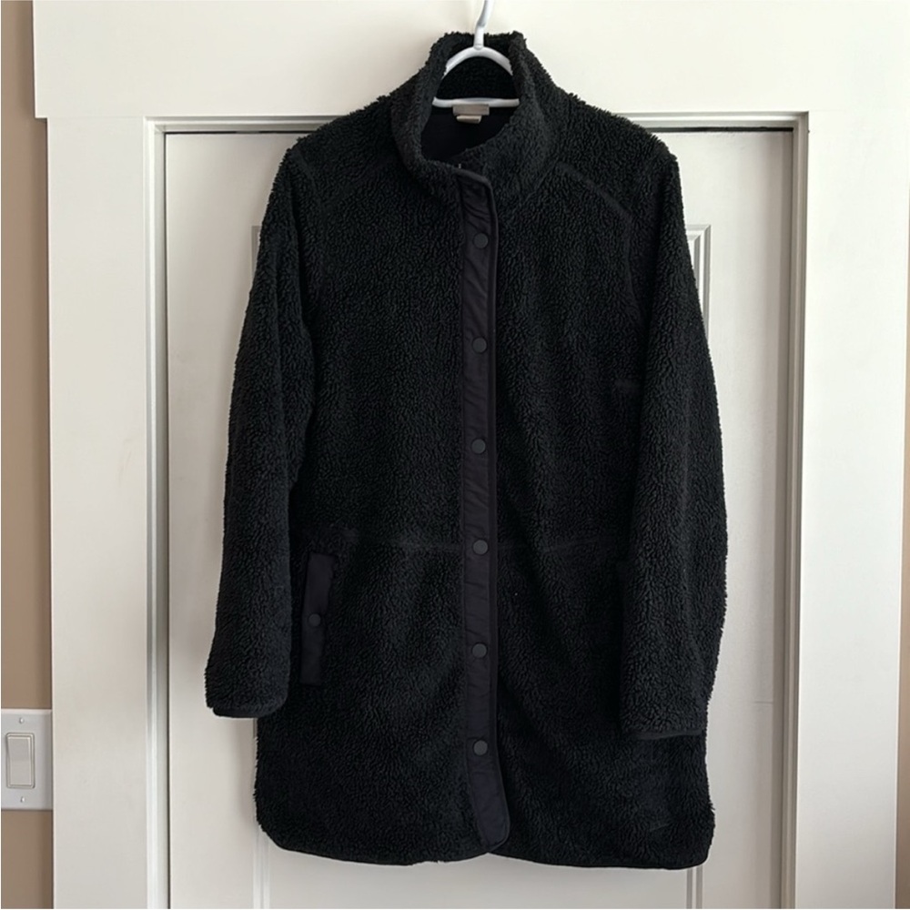 LL Bean Black Fleece Jacket